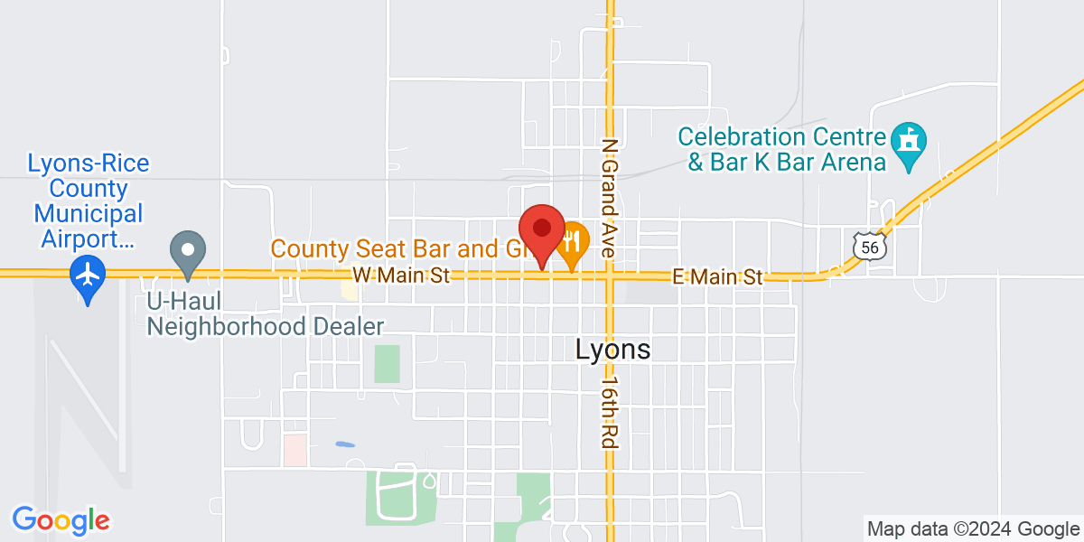 Map of Lyons Public Library